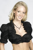 Dirndlbluse schwarz