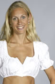 Dirndl Bluse weiss