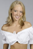 Dirndl Bluse weiss