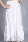 Dirndl Unterrock weiss