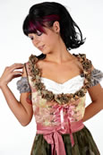 Frech und edel - Midi Dirndl "Rahel" (Unikat)