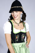 Minidirndl hellgrün