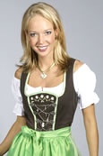 Kurzes Dirndl (Minilänge)