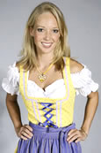 Mini Dirndl gelb