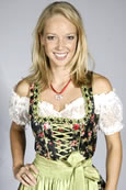 Mini-Dirndl grün