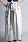 Dirndl Schürze silber