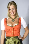 Langes Dirndl fürs Oktoberfest