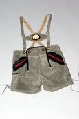 Buben Lederhose grau