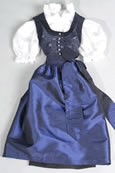 Dirndl für Mädchen (marineblau)