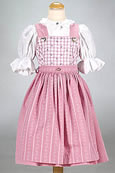 Dirndl Mädchen hellrosa