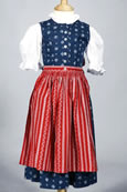 Kinder Dirndl dunkelblau