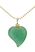 Trachtenschmuck Herz-Kette "Green Gold"