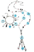 Dirndlschmuck Schmuckset "Anja" - 2 teilig, türkis