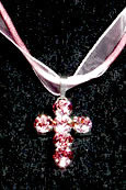 Trachtenkette "Kreuz" (Kristalle)