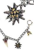 Charivari mit Zahn und Edelweiss - Trachtenschmuck Herren