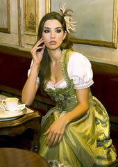 Festtagsdirndl und Festdirndl - Dirndl für festliche Feiern oder den Abend